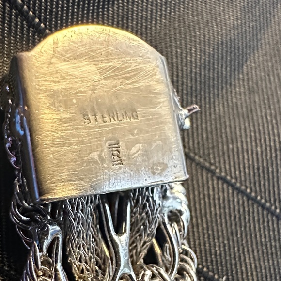 Vintage Sterling Braided Bracelet - Picture 8 of 8